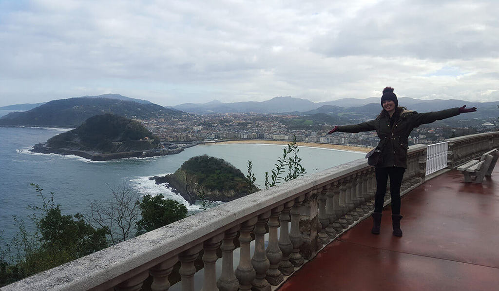 Taking in a cold but amazing view of San Sebastián, Spain - CrashedCulture - TheWingedFork