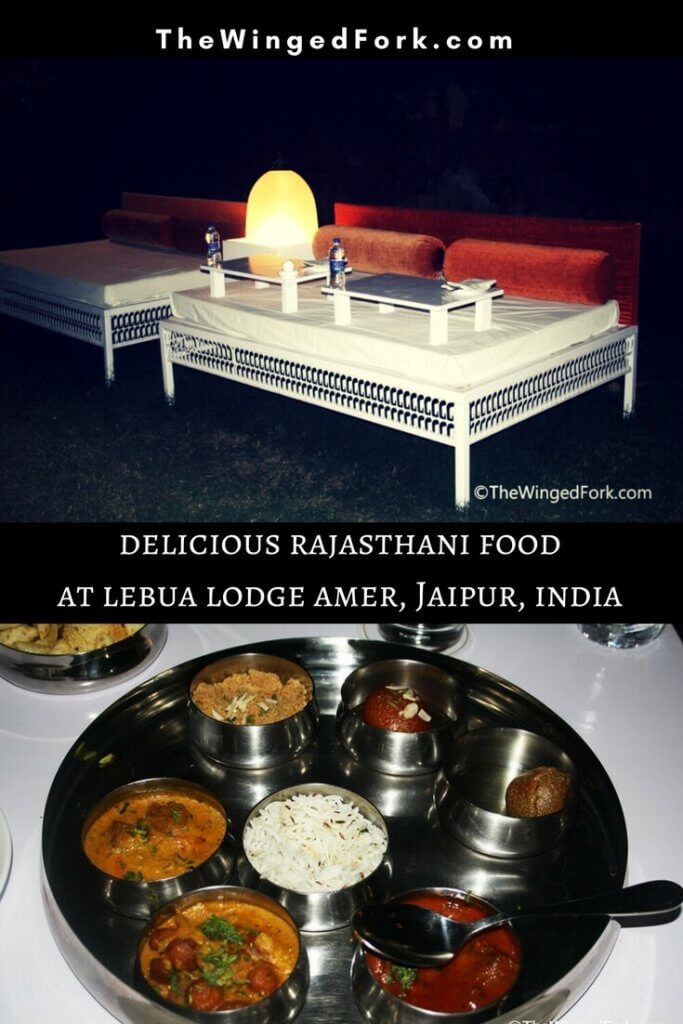 Yummy Rajasthani food at Lebua Lodge Amer - TheWingedFork
