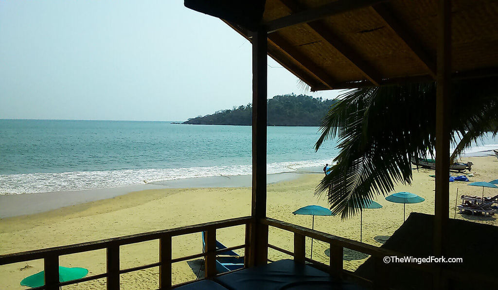 View-from--my-shack-at-Palolem-beach-in-South-Goa---TheWingedFork