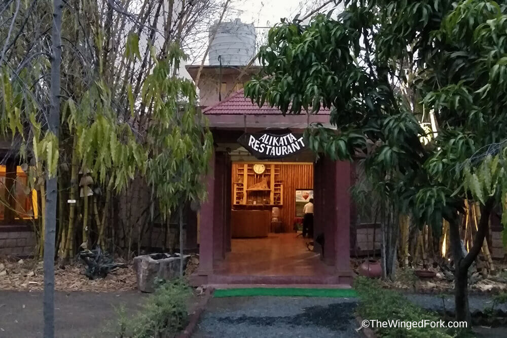 Entrance to Alikatta Restaurant at Pench Jungle Lodge