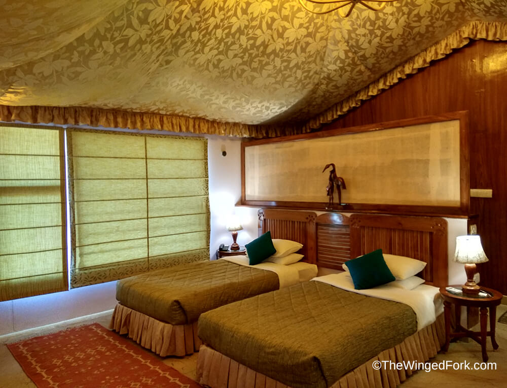 Our tent room at Pench Jungle Camp