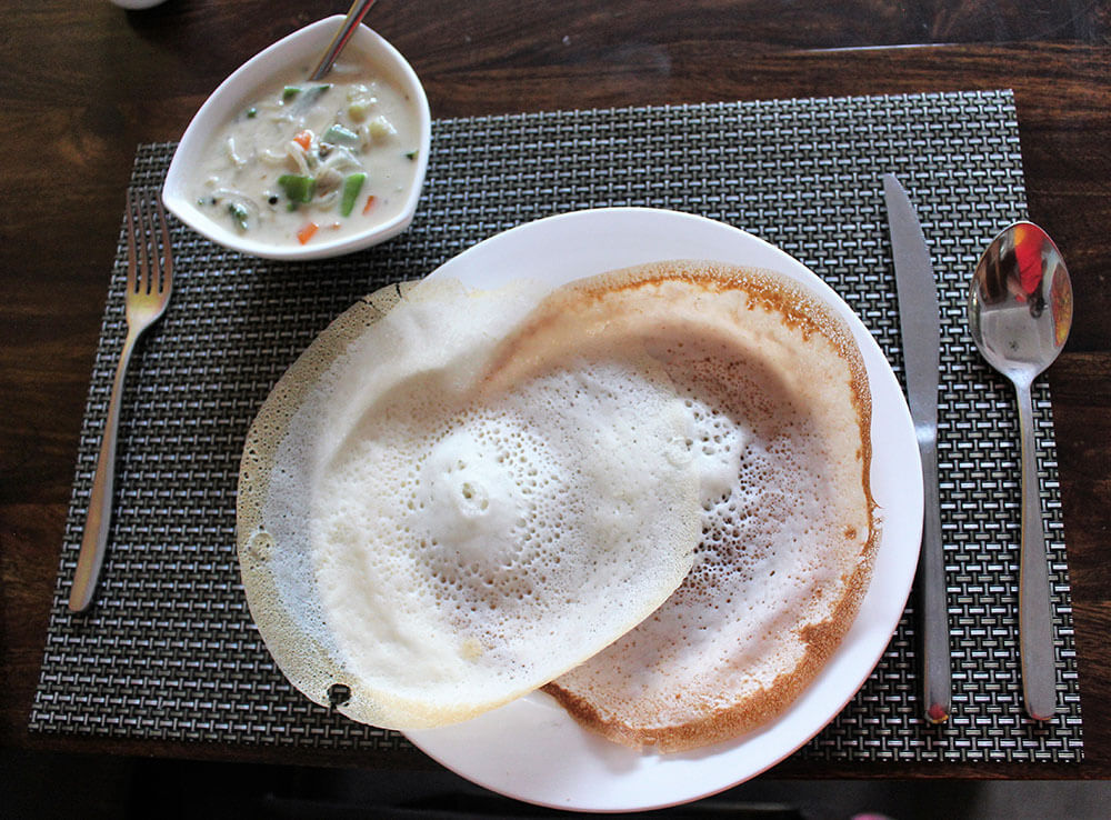 പ്രാതലിന് എന്താണ്? Kalappam with veg stew – Kerala, India – Oindrila from Oindrila Goes Footloose