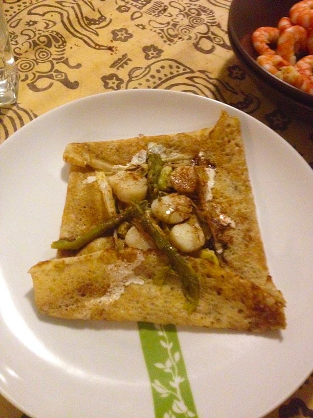 In Brittany, they make crepes with buckwheat flour and less milk - Pic by Eloise from My Favourite Escapes