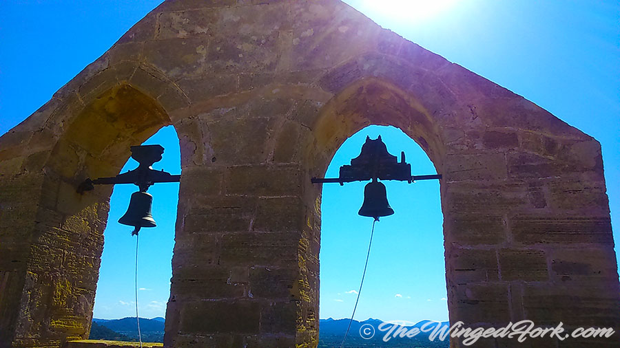 Bells at Capdepera Castle - Pic by Abby from TheWingedFork
