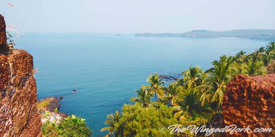 View from the Cabo De Rama Fort - Pic by Abby from TheWingedFork