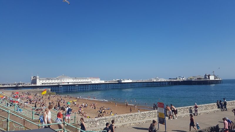 Kayaking on Brighton Beach is a beachy Sussex spot with lashings of seafront - Pic by Danni from Live in 10 Countries