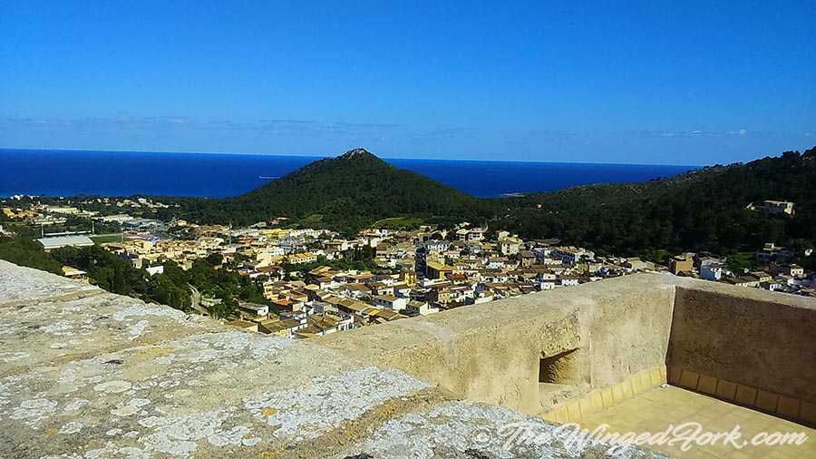 View from Capdepera Castle - Pic by Abby from TheWingedFork
