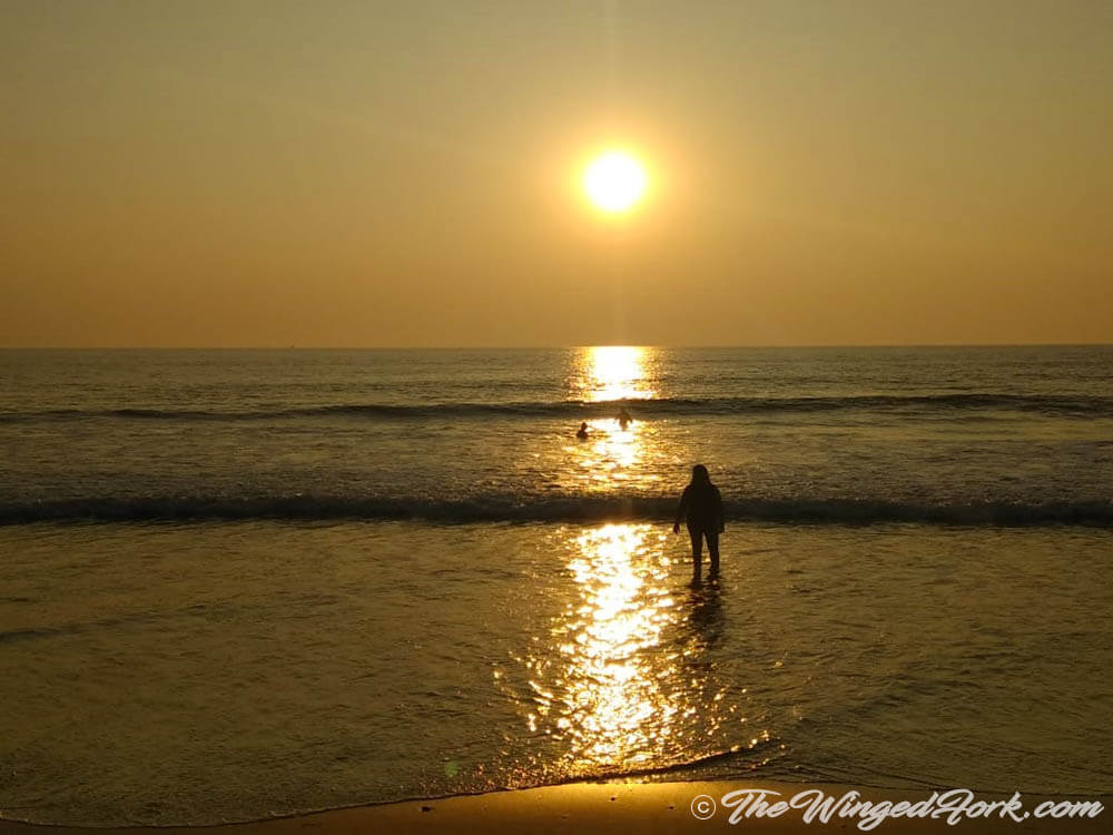 Lovely Goan sunset at Talpona Beach in Canacona, South Goa.