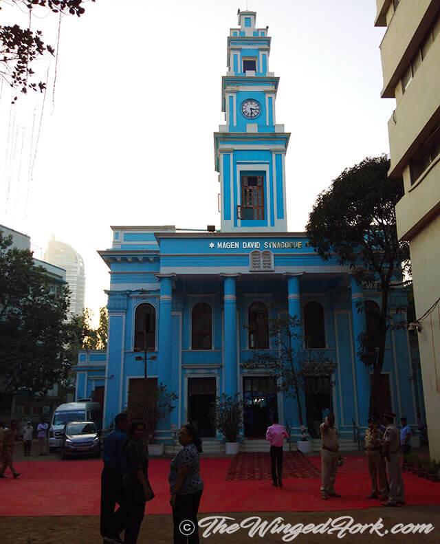 Outside the Magen David Synagogue in Byculla - Pic by Abby from TheWingedFork