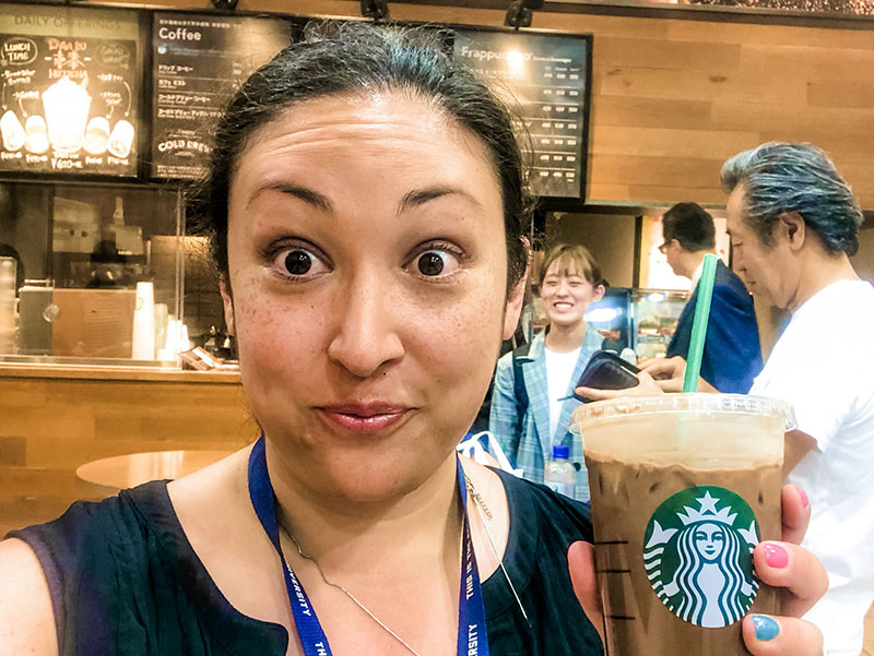 Starbucks in Tokyo - Pic by Veronica from Vacay Visionary