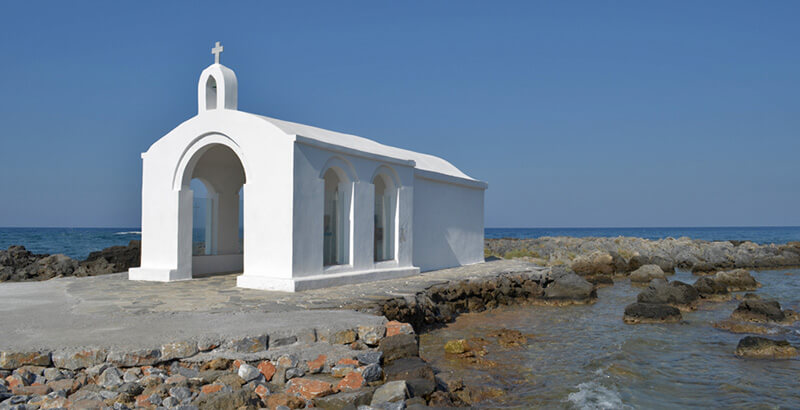 Church in the Sea at Georgiopolis - Pic by Emily from Visual Wandering