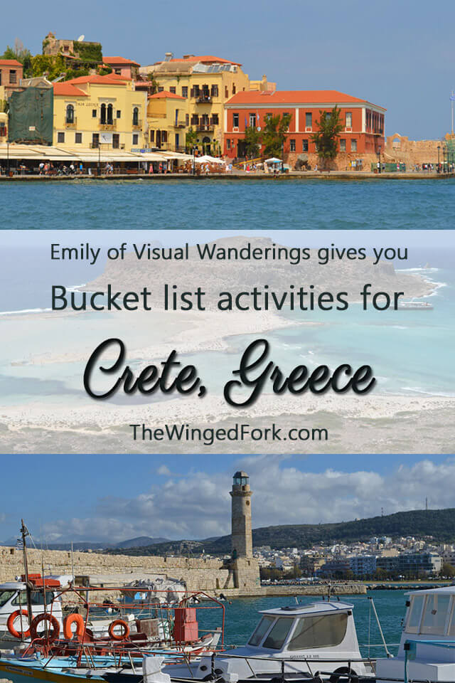 Emily of Visual Wanderings gives you Bucket list activities for Crete, Greece