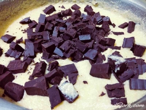 Add in the chocolate chips - Pic by Abby from TheWingedFork