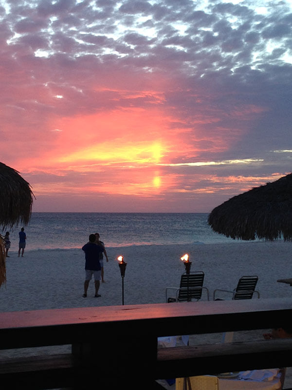 Sunset view from Ricardo's - Pic by Jen from Heartbeat of Your Home