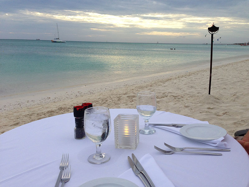 Dinner view from Atardi - Pic by Jen from Heartbeat of Your Home