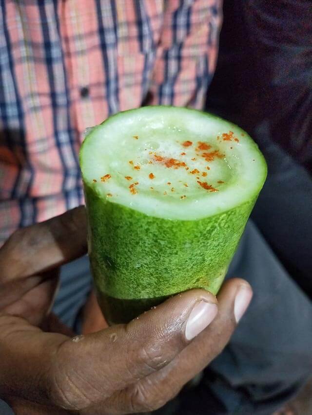 Cucumber Juice at Eat Raja, Malleshwaram - Pic by Athul from Our Backpack Tales