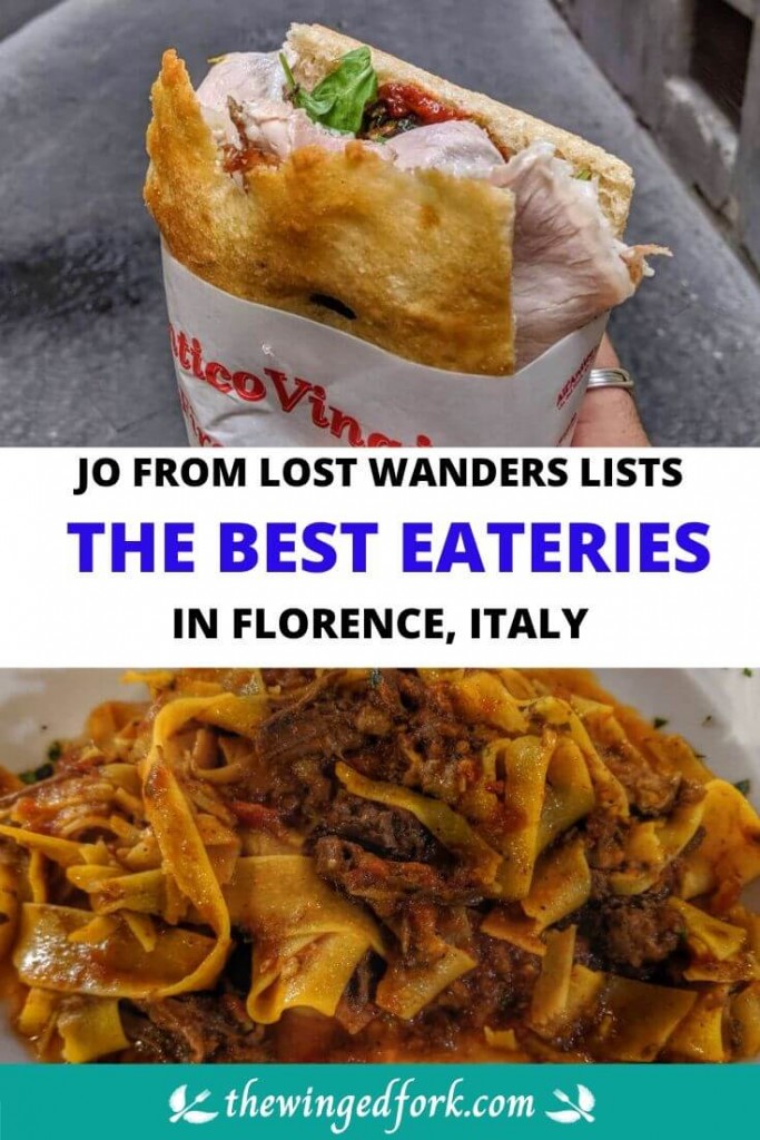 Best Eateries in Florence, Italy by Jo from Lost Wanders