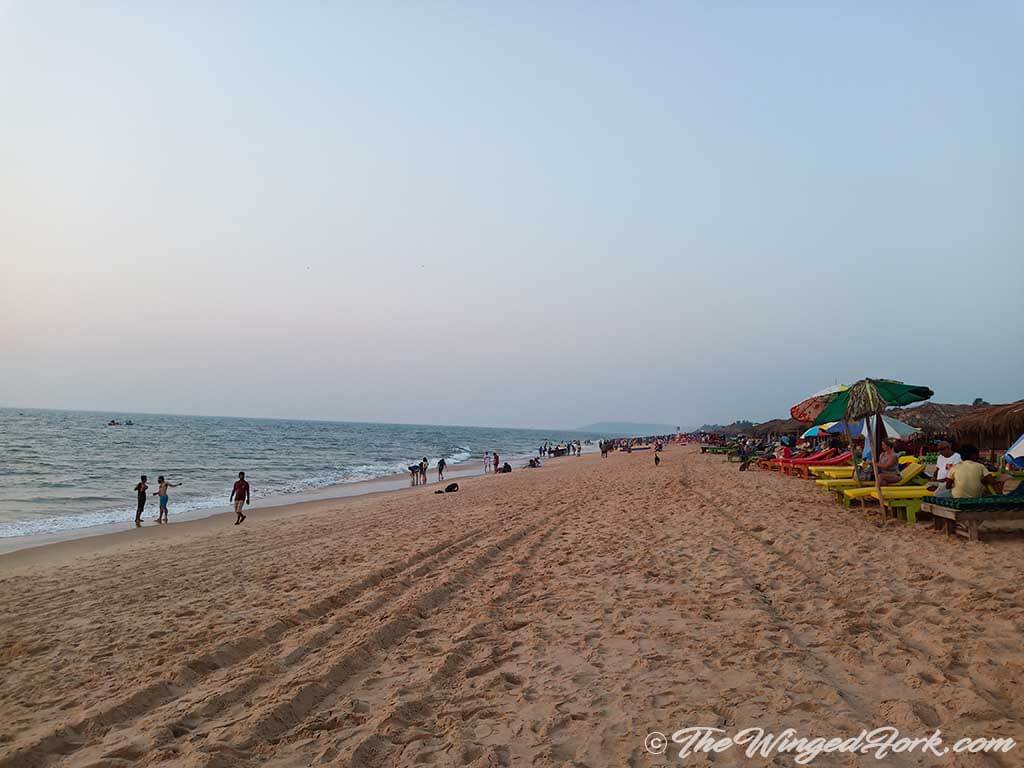 Candolim beach in North Goa.