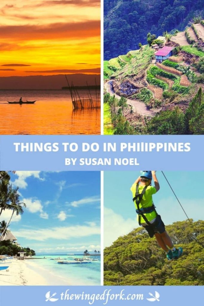 Pinterest image of different places to visit in Philippines.