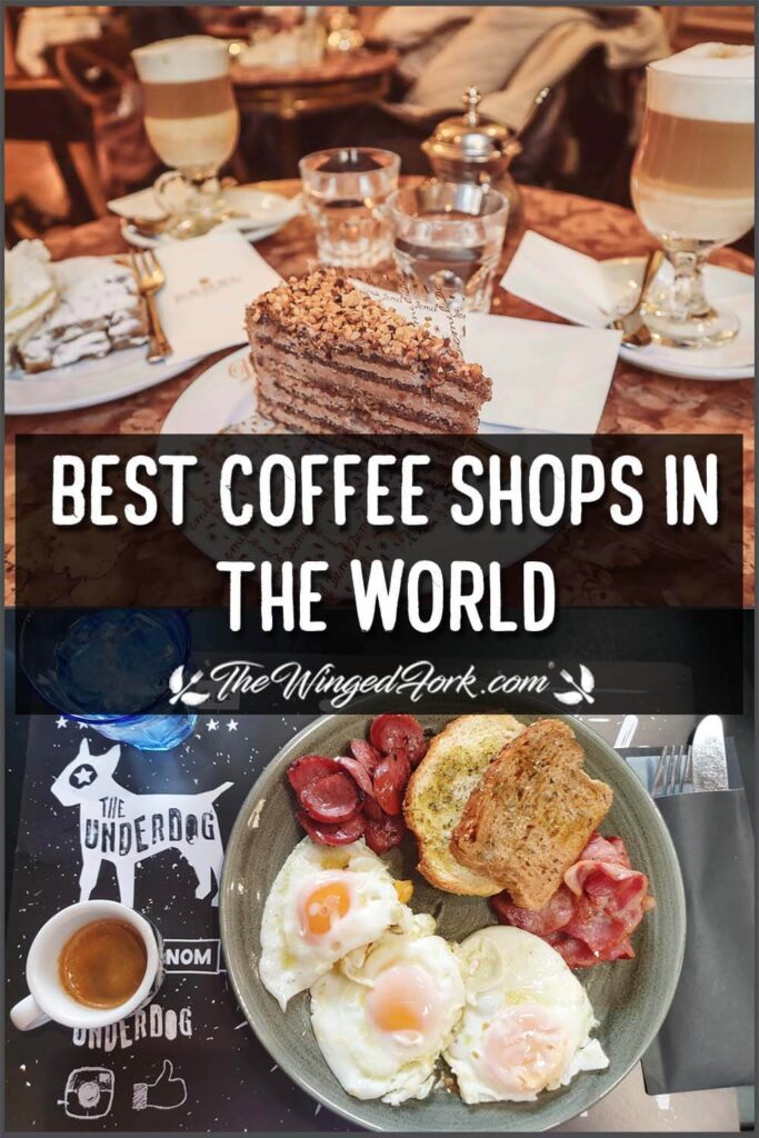 Pinterest image of Best Coffee shops in the world.