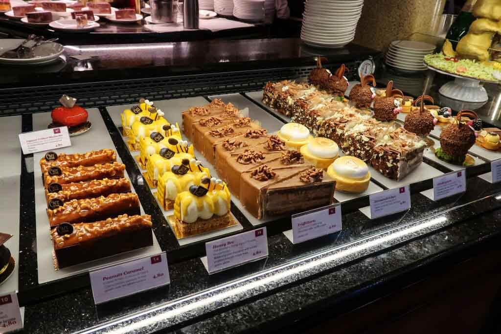 Pastries at Cafe Central Vienna.