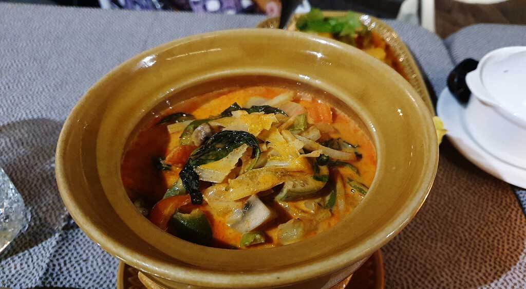 Red Thai Curry at Dao’s Bar & Thai Restaurant.