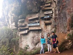 The famous hanging coffins is an ancient ceremonial ritual in Sagada.