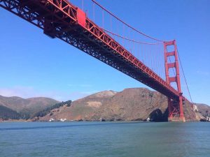 Overlooking Golden Gate Bridge.