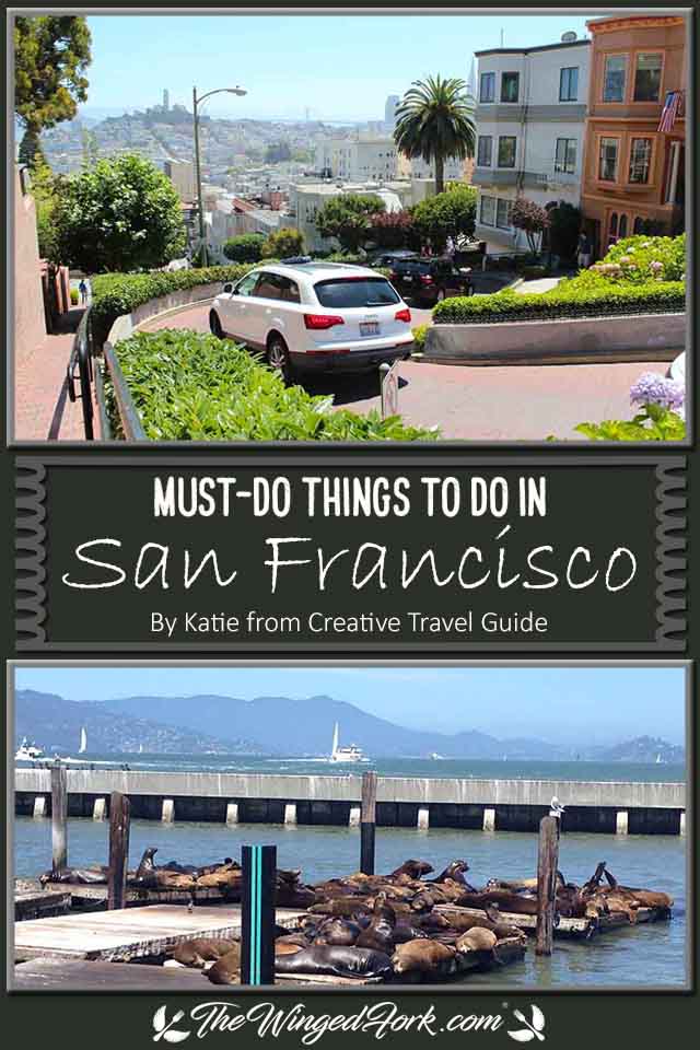 Pinterest images of Lombard Street and Seal Lions on 39 pier.