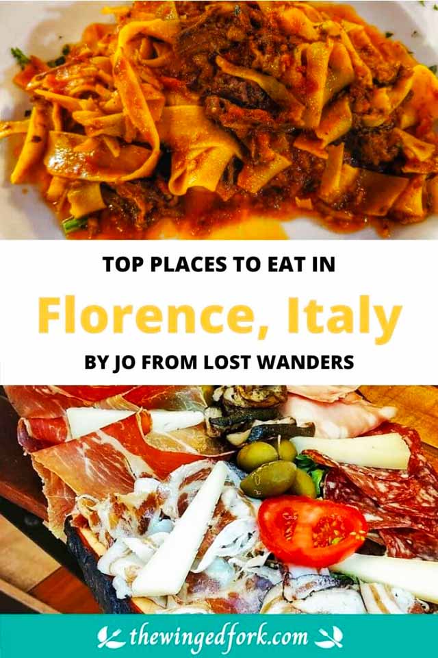 Top Places to Eat in Florence Italy, by Jo of Lost Wanders.