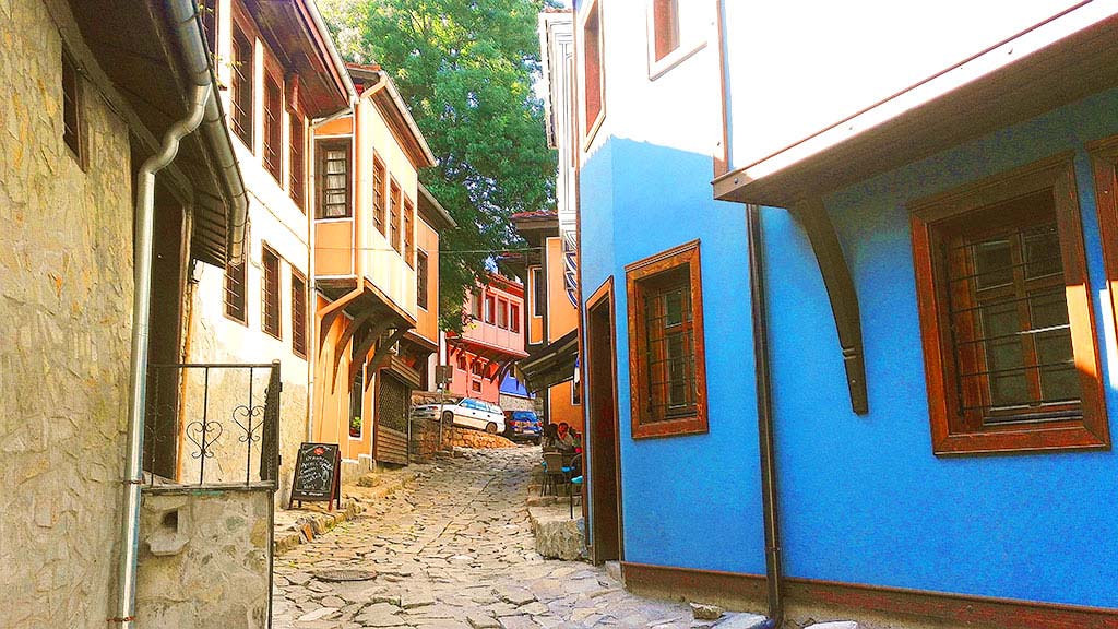 Amble the streets of Old Town Plovdiv.