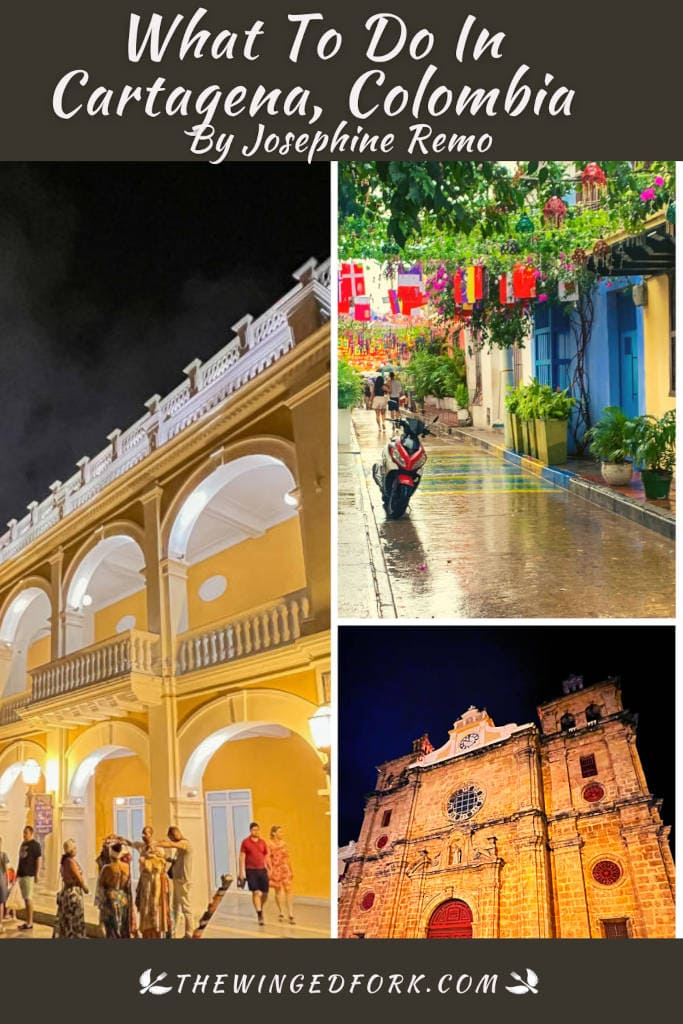 Pinterest image of What To Do In Cartagena Colombia.