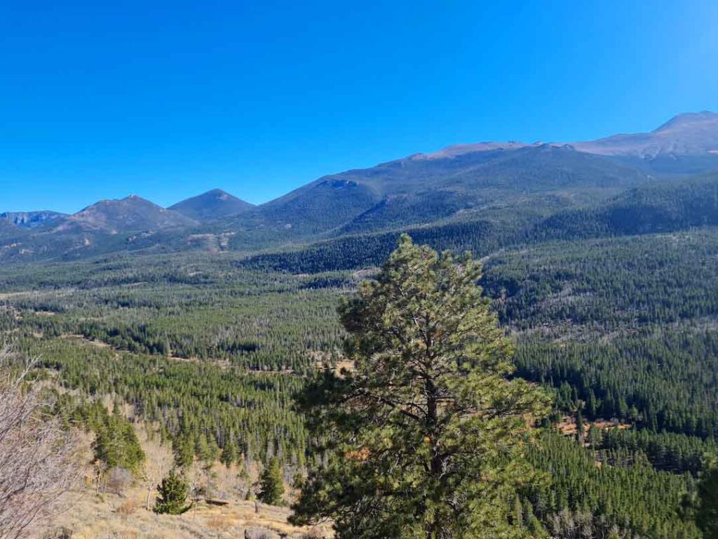 Scenic View of Colorado Rockies.