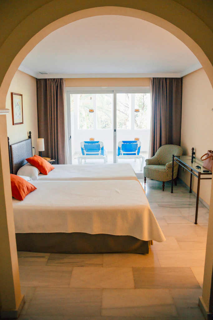 Room at Aparthotel Monarch Sultan in Marbella Spain.